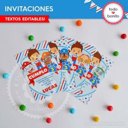 Paw-Patrol: invitación...