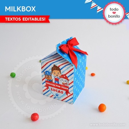 Paw-Patrol: cajita milkbox