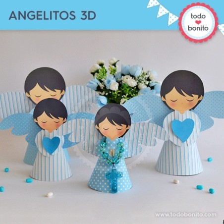 Alitas celeste: angelitos 3D