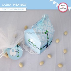 Pajarito bebé celeste: milbox