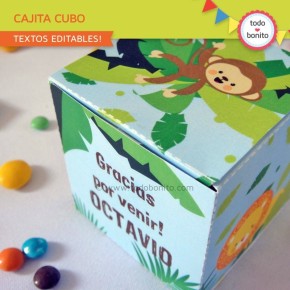Selva: cajita cubo