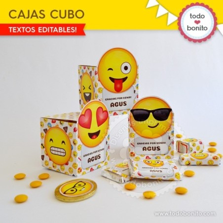 Emojis: cajitas cubo