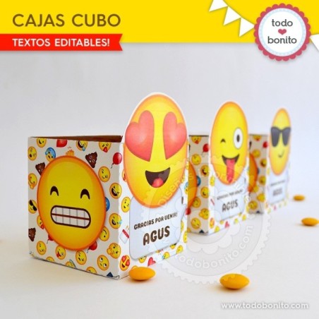 Emojis: cajitas cubo