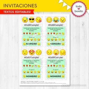 Emojis: invitación...