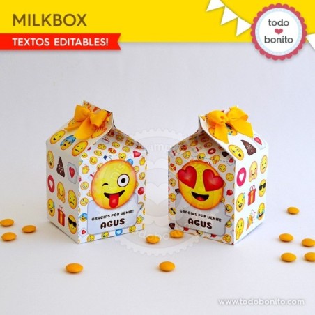 Emojis: cajita milkbox