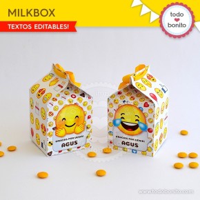 Emojis: cajita milkbox