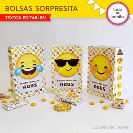 Emojis: bolsa sorpresita...