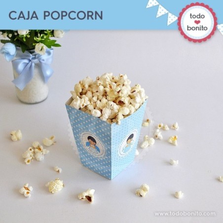 Alitas celeste: cajita popcorn