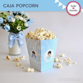 Alitas celeste: cajita popcorn