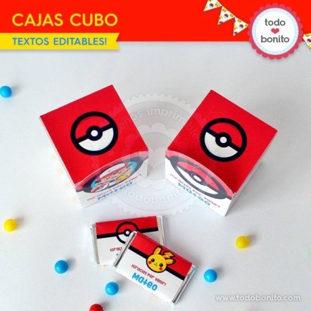 Pokémon: cajitas cubo