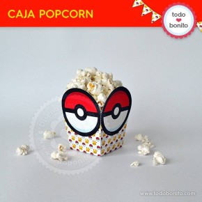 Pokémon: cajita popcorn