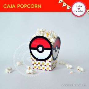 Pokémon: cajita popcorn