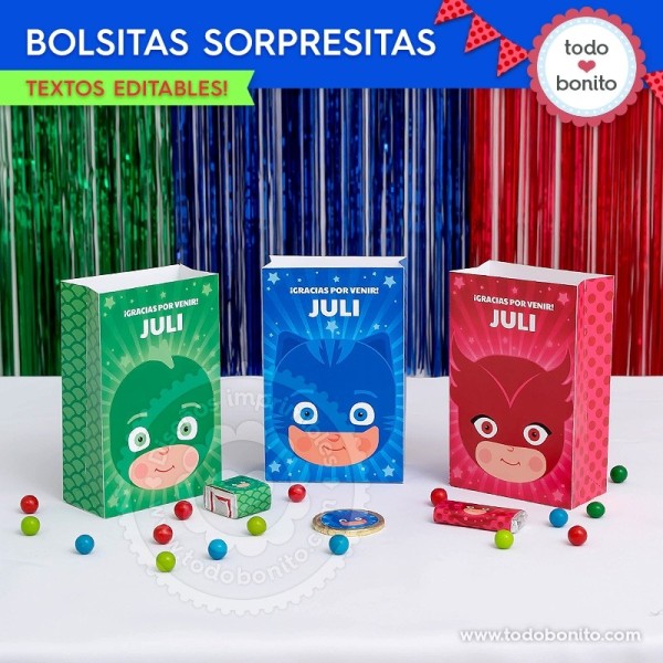 Héroes en Pijamas: bolsa sorpresita para