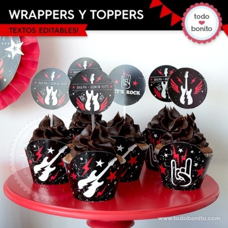 Rock: wrappers y toppers