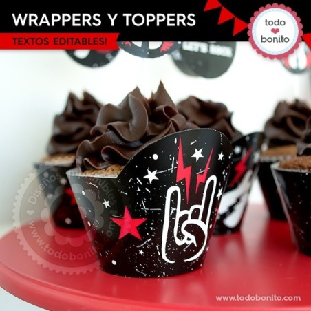 Rock: wrappers y toppers