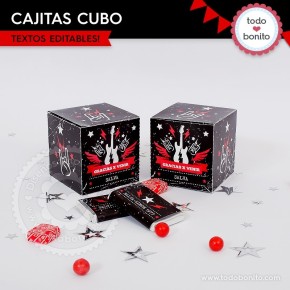 Rock: cajitas cubo