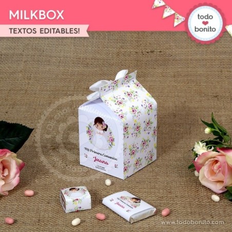 Primera Comunión modelo Juana: milkbox