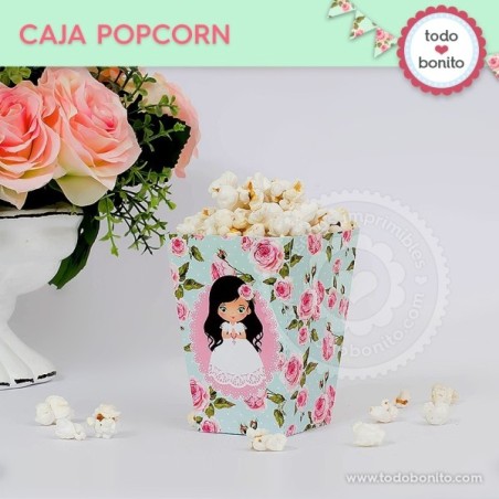 Primera Comunión modelo Candela: cajita popcorn