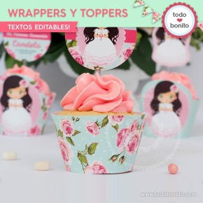 Primera Comunión modelo Candela: wrappers y toppers