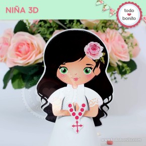 Primera Comunión modelo Candela: Niña 3D