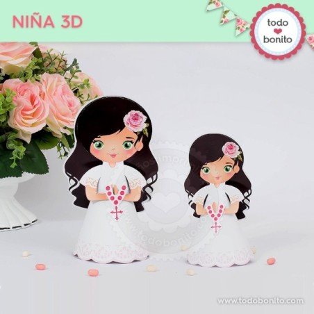 Primera Comunión modelo Candela: Niña 3D