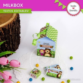 Masha y el Oso: caja milkbox