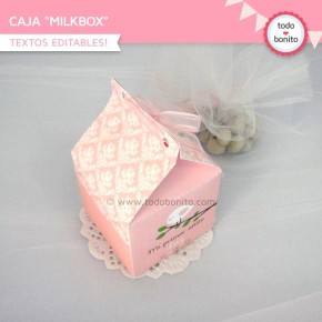 Pajarito rosa: milkbox