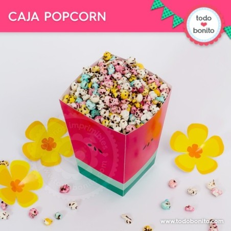 Sandías: cajita popcorn