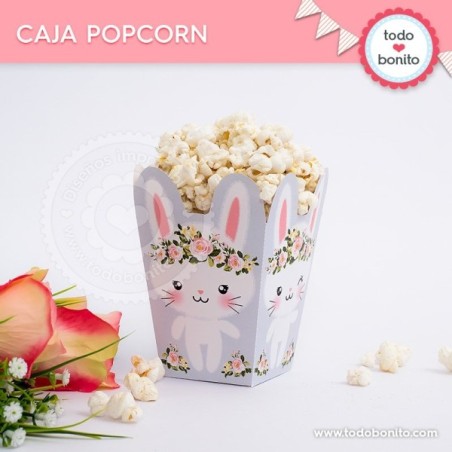 Conejita: cajita popcorn