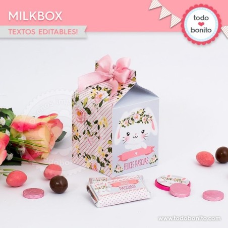 Conejita: cajita milkbox