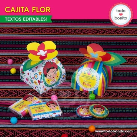 Frida: cajita flor