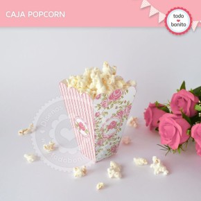 Shabby Chic osa: cajita popcorn