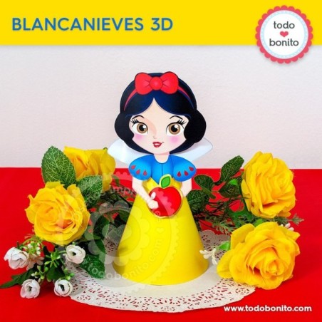 Blanca Nieves: personaje 3D