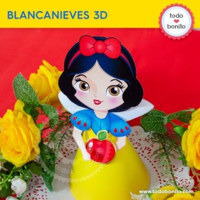 Blanca Nieves: personaje 3D