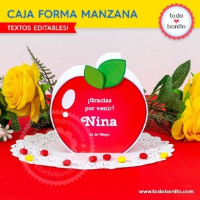 Blanca Nieves: caja manzana