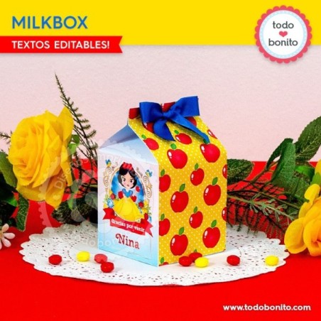 Blanca Nieves: cajita milkbox