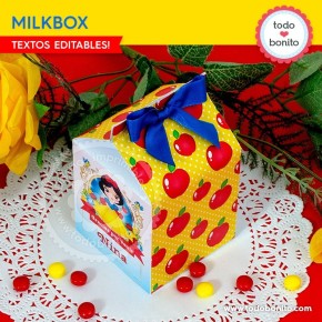 Blanca Nieves: cajita milkbox