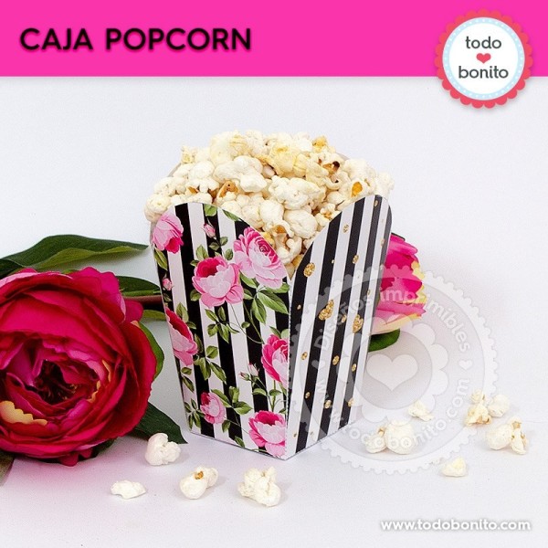 Barbie glitter: caja popcorn