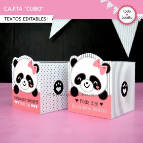 Pandita: cajita cubo