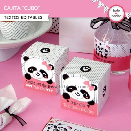 Pandita: cajita cubo