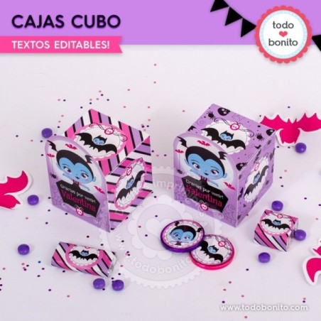 Vampirina: cajitas cubo