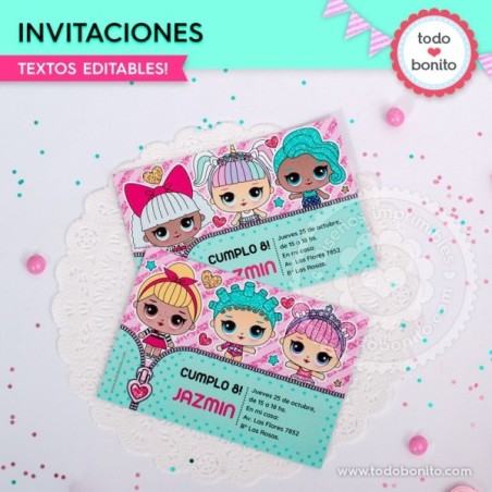 LOL: tarjeta invitación