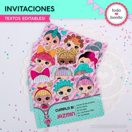 LOL: tarjeta invitación