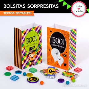 Halloween: bolsa sorpresita para imprimir