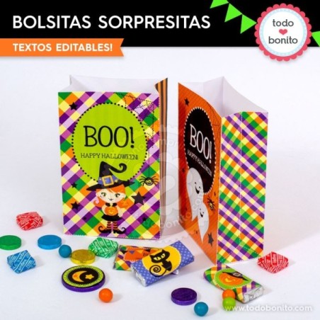 Halloween: bolsa sorpresita para imprimir