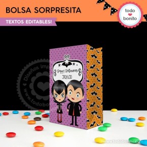 Halloween 01: bolsa sorpresita para imprimir