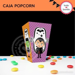 Halloween 01: cajita popcorn