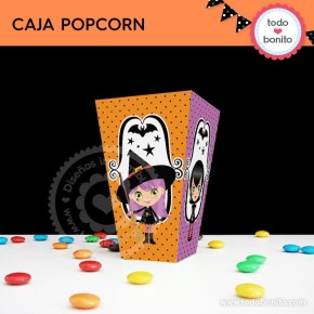 Halloween 01: cajita popcorn