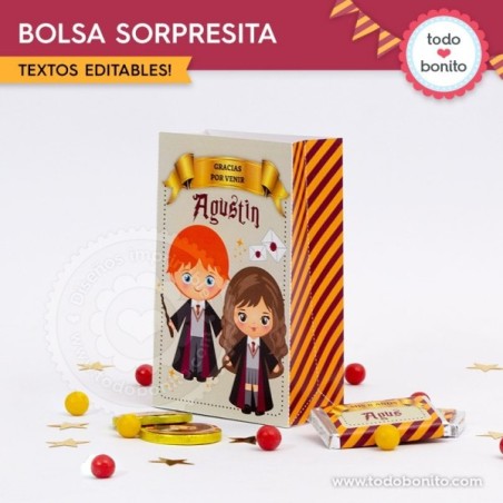 Harry Potter: bolsas sorpresita para imprimir