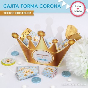 Coronita celeste: cajita con forma